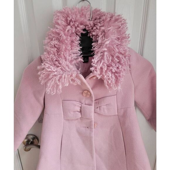 Rothschild Girl Fur Pink Coat 3T - Picture 2 of 11